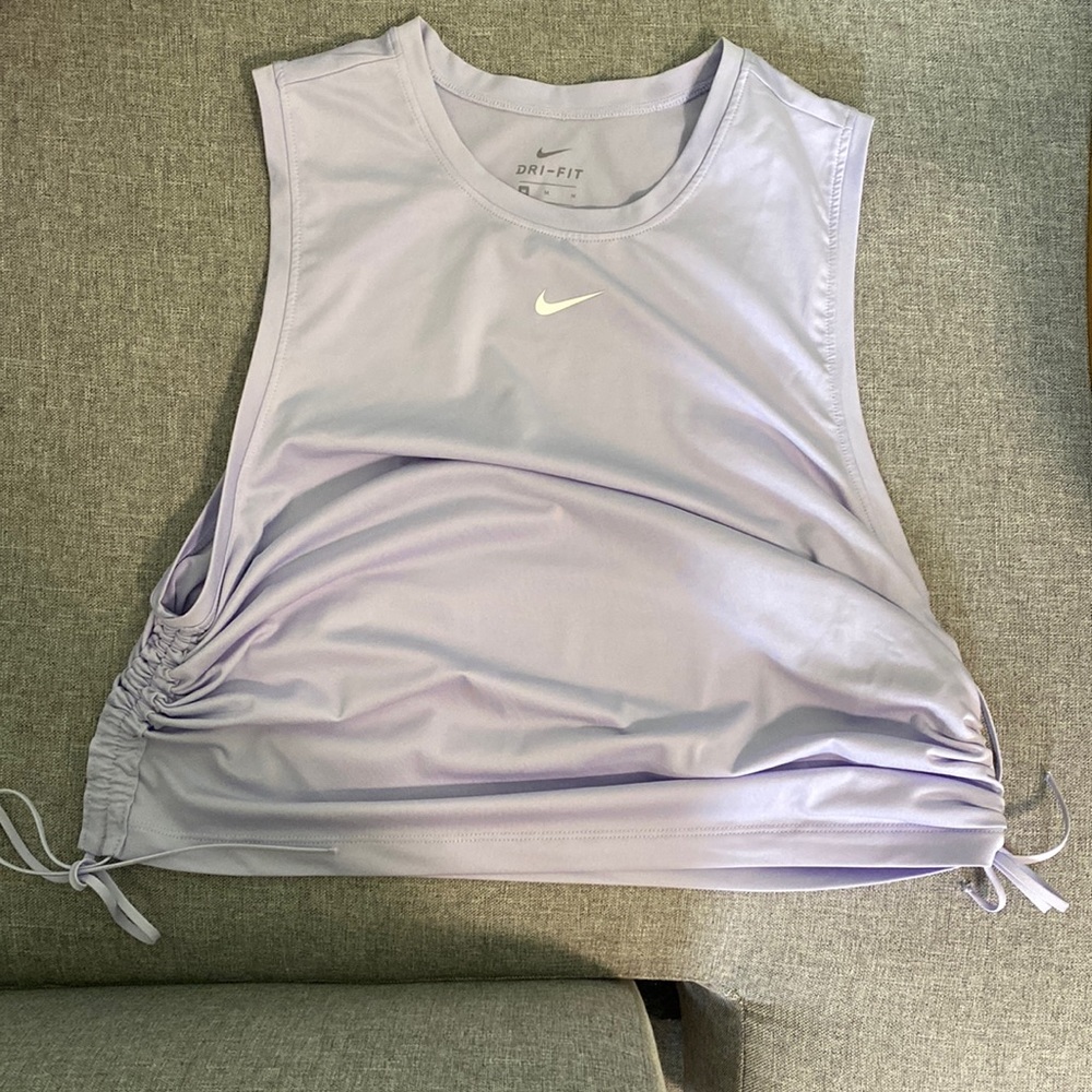 Nike lavender adjustable crop top!
